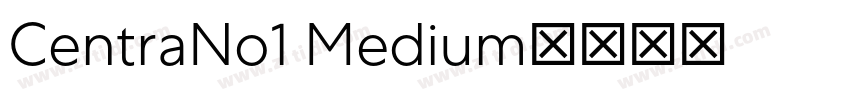 CentraNo1 Medium字体转换